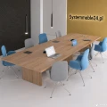 Nowoczesny stół konferencyjny EXO dla 12–16 osób – wyposażenie sal konferencyjnych
