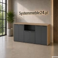 Komoda gabinetowa EXO 246 cm  klasyczne meble gabinetowe Systemmeble24.pl