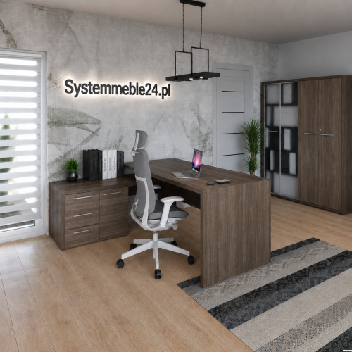 Klasyczne meble do gabinetu dyrektora, kancelarii System EXO
