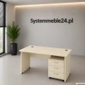 biurko z kontenerem klon wizualizacja Systemmeble24
