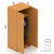 Szafa ubraniowa EM Box 80/60/183,5 cm – wnętrze z drążkiem i górną półką do przechowywania odzieży oraz akcesoriów.