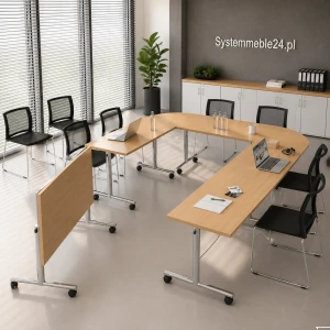 Stół mobilny – składany blat 160/70/76 – EM Box