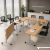 stół mobilny składany blat 160x70 cm EM Box – kolor buk/metalik