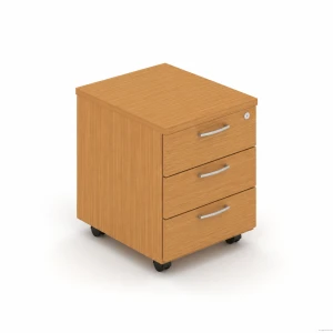 Kontener mobilny, 3 szuflady – EM Box