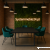 Czarny stół konferencyjny 180 × 140 cm z antracytowym stelażem – eleganckie meble konferencyjne Systemmeble24.pl