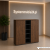 Komoda gabinetowa 163/45/186 cm część otwarta Creator – nowoczesna komoda | Systemmeble24.pl
