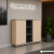 Komoda gabinetowa 163/45/116 cm część otwarta Creator – nowoczesna komoda | Systemmeble24.pl