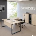 Meble gabinetowe Creator C10 – nowoczesny zestaw gabinetowy z biurkiem, komodą i kontenerem | Systemmeble24.pl