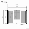 Budka akustyczna 2–4 osobowa – wymiary techniczne i układ wnętrza