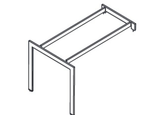 biurko do gabinetu stelaż