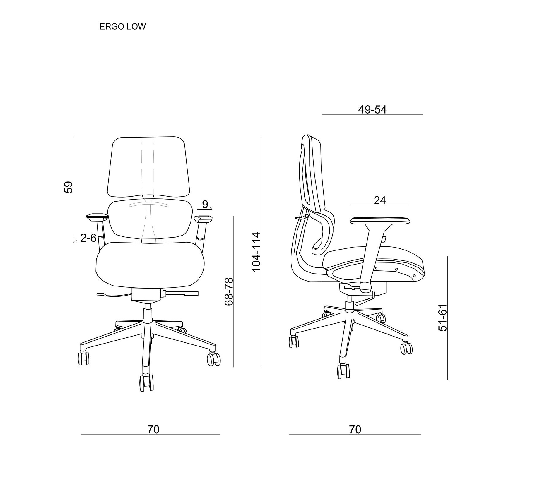 krzesło biurowe ergo
